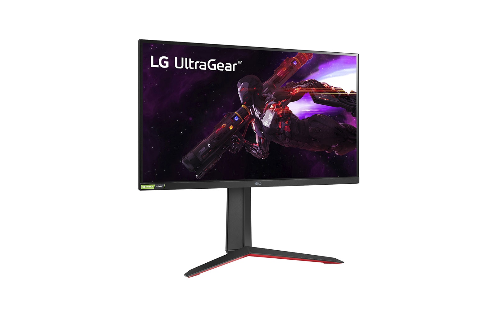 LG 27” UltraGear™ Nano IPS 1ms Gaming Monitor with NVIDIA® G-SYNC® Compatible, 27GP83B-B
