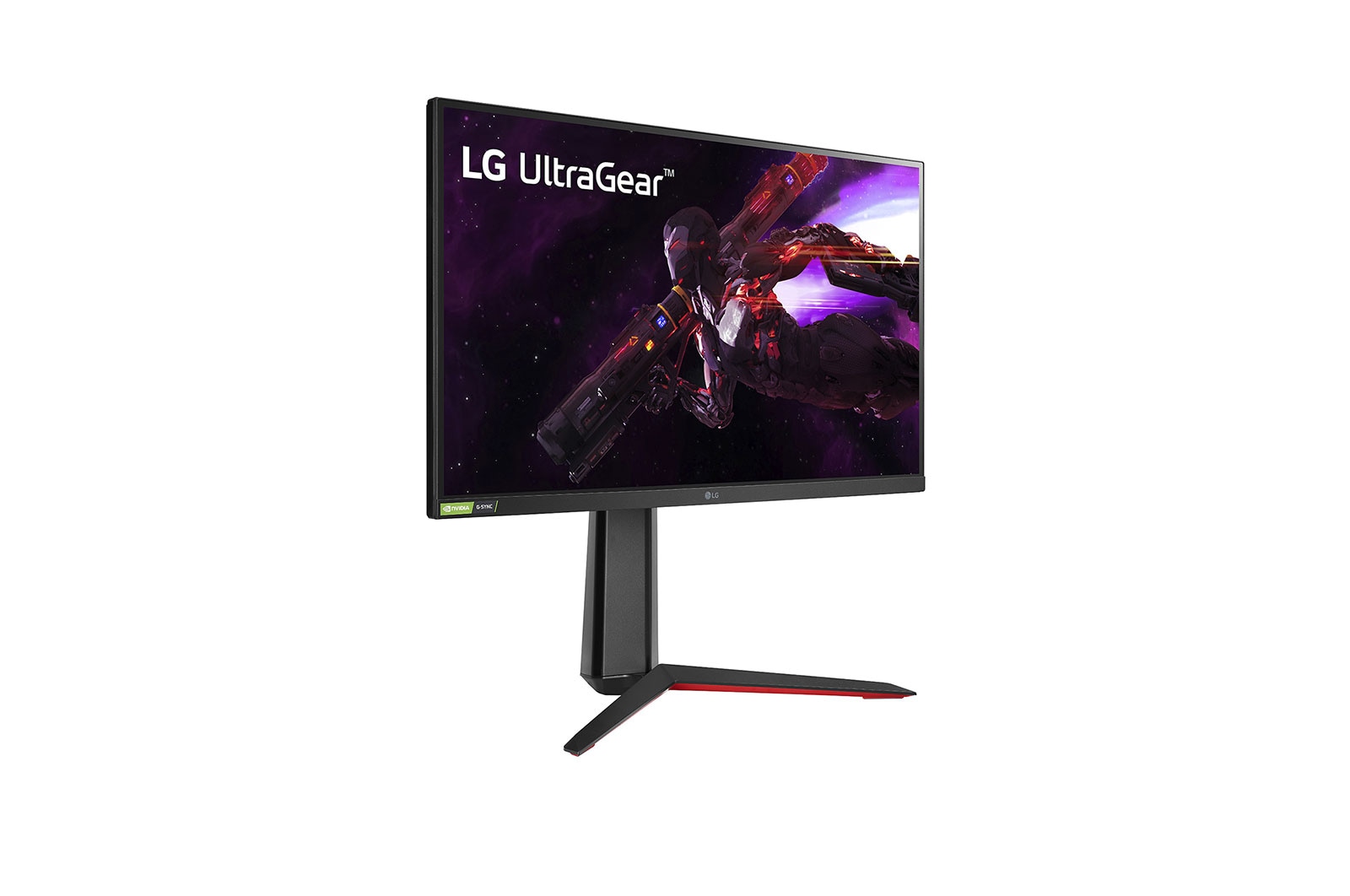 LG 27” UltraGear™ Nano IPS 1ms Gaming Monitor with NVIDIA® G-SYNC® Compatible, 27GP83B-B