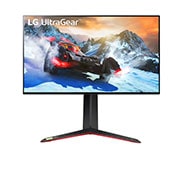 LG 27" UHD 4K UltraGear™ Nano IPS 1ms (GtG) Gaming Monitor supporting 4K & 120Hz from HDMI 2.1, 27GP95R-B