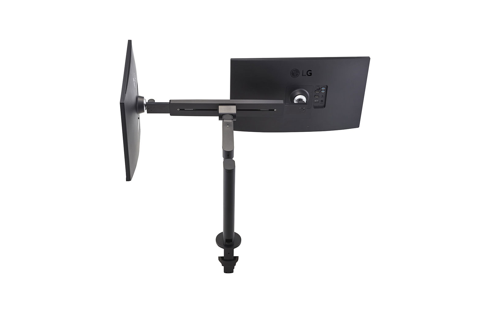 LG 27-inch QHD Monitor Ergo Dual with Daisy Chain, 27QP88D-B2