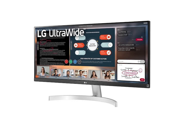 LG 29" UltraWide™ Full HD (2560x1080) HDR IPS Monitor, 29WN600-W