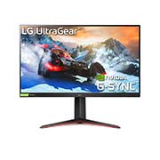 LG 32'' UltraGear QHD 165Hz HDR10 Monitor with NVIDIA G-SYNC Compatibility and AMD FreeSync Premium, 32GN63T-B