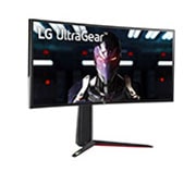 LG 34" 21:9 UltraGear™ Nano IPS 1ms (GtG) Curved Gaming Monitor, 34GN850-B