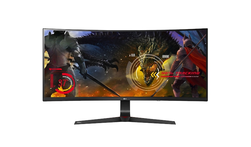LG 34" Class 21:9 UltraWide® Full HD IPS Curved LED Gaming Monitor with G-SYNC™ (34" Diagonal), 34UC89G-B