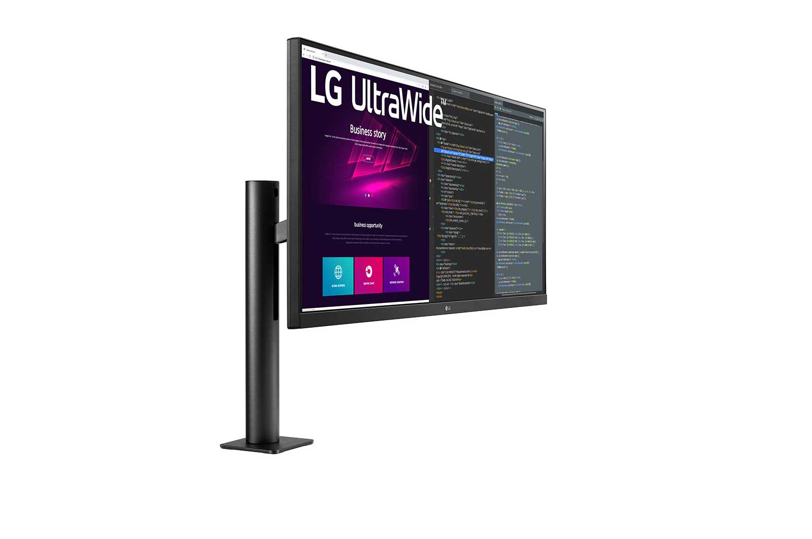 LG UltraWide™ QHD IPS HDR Monitor Ergo, 34WN780-B