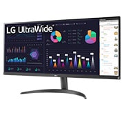 LG 34'' UltraWide FHD VESA DisplayHDR™ 400 IPS Monitor with AMD FreeSync™, 34WQ500-B