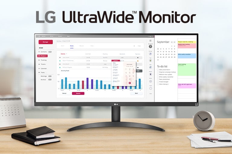 34'' UltraWide FHD VESA DisplayHDR™ 400 IPS Monitor with AMD 