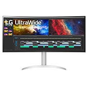 LG 37.5" 21:9 Curved UltraWide™ QHD+ (3840x1600) Monitor, 38WP85C-W