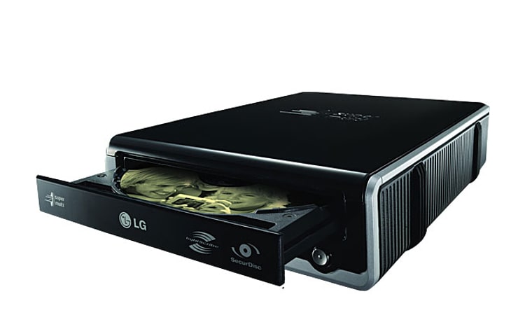 LG Super-Multi External 24x DVD Rewriter with SecurDisc™ and LightScribeTM, GE24LU20