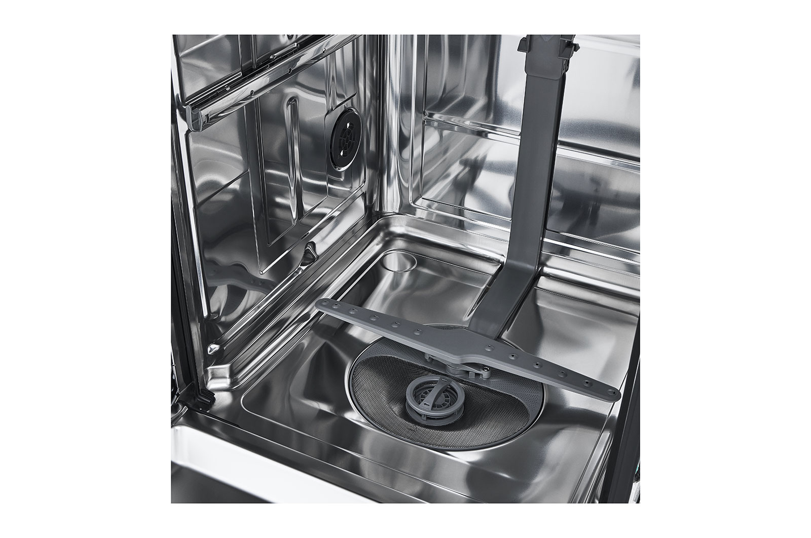 LG 24" Stainless Tub & Dynamic Dry™ 52 dB, Front Control, White, LG Dishwasher, LDFC2423W