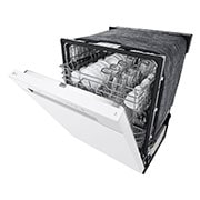 LG 24" Stainless Tub & Dynamic Dry™ 52 dB, Front Control, White, LG Dishwasher, LDFC2423W