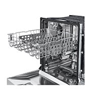 LG 24" Stainless Tub & Dynamic Dry™ 52 dB, Front Control, White, LG Dishwasher, LDFC2423W