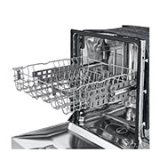 LG 24" Stainless Tub & Dynamic Dry™ 52 dB, Front Control, White, LG Dishwasher, LDFC2423W