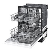 LG 24" Stainless Tub & Dynamic Dry™ 52 dB, Front Control, White, LG Dishwasher, LDFC2423W