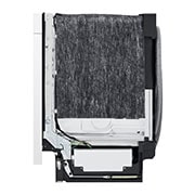 LG 24" Stainless Tub & Dynamic Dry™ 52 dB, Front Control, White, LG Dishwasher, LDFC2423W