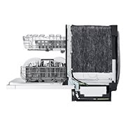 LG 24" Stainless Tub & Dynamic Dry™ 52 dB, Front Control, White, LG Dishwasher, LDFC2423W