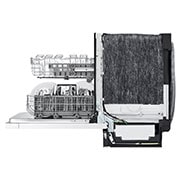 LG 24" Stainless Tub & Dynamic Dry™ 52 dB, Front Control, White, LG Dishwasher, LDFC2423W