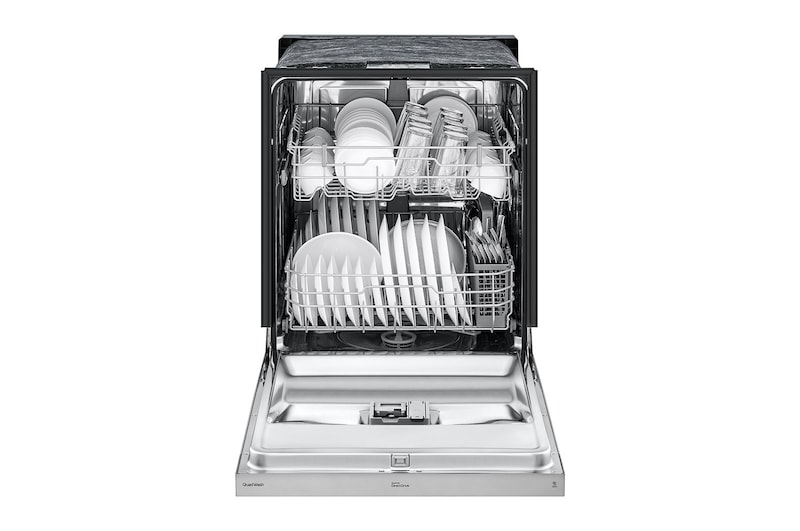 LG 24" QuadWash® & Dynamic Dry™ 50 dB, Front Control, Stainless, LG Dishwasher, LDFN3432T