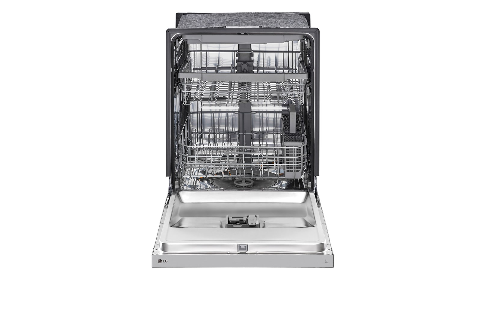 LG Front Control Dishwasher with QuadWash® and EasyRack® Plus, LDFN4542S