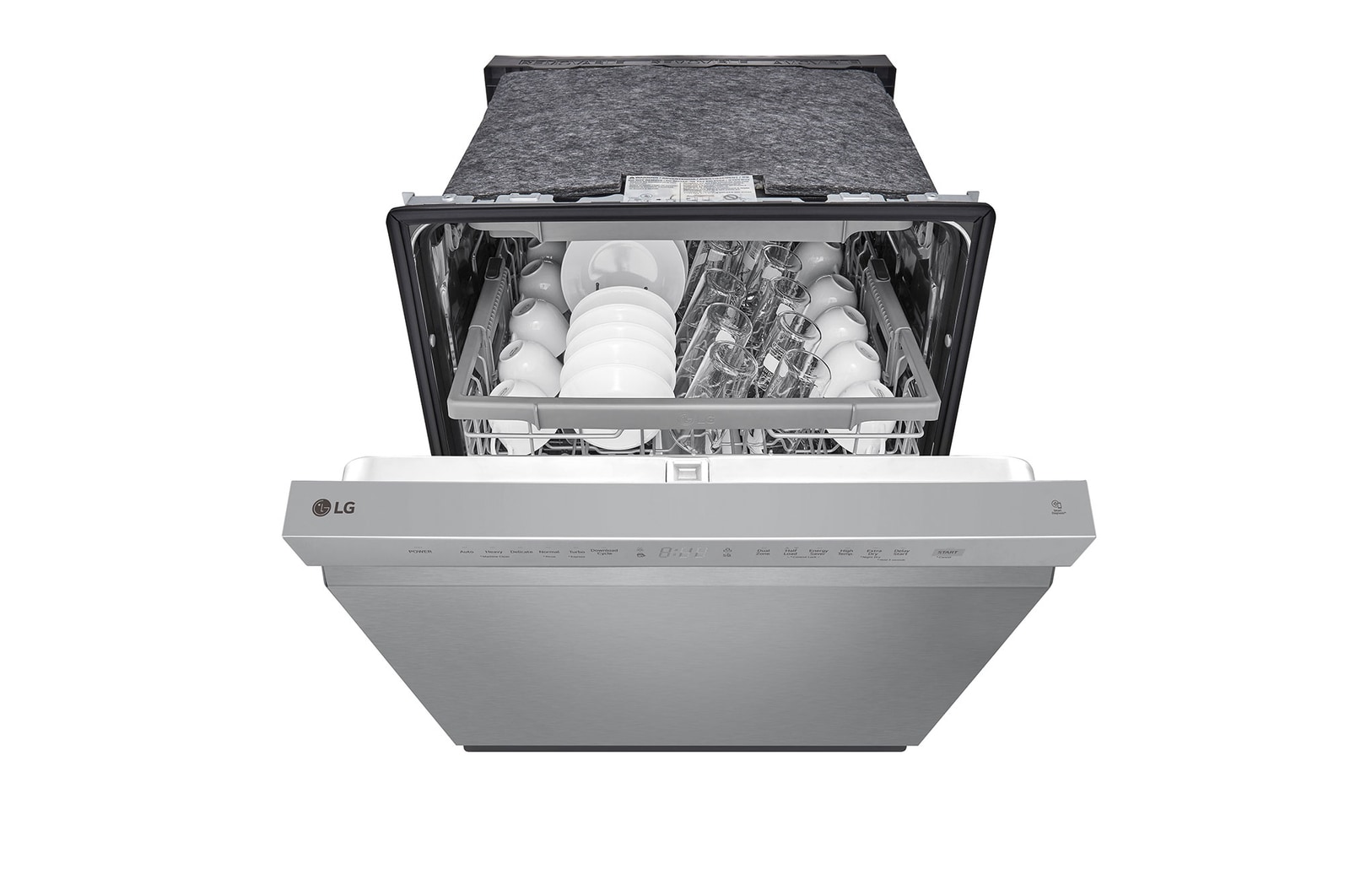 LG 24" QuadWash® & Dynamic Dry™ 48 dB, Front Control, Stainless, LG Dishwasher, LDFN4542S