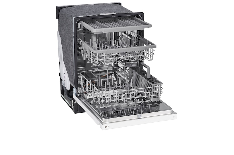 LG Front Control Dishwasher with QuadWash® and EasyRack® Plus, LDFN4542W