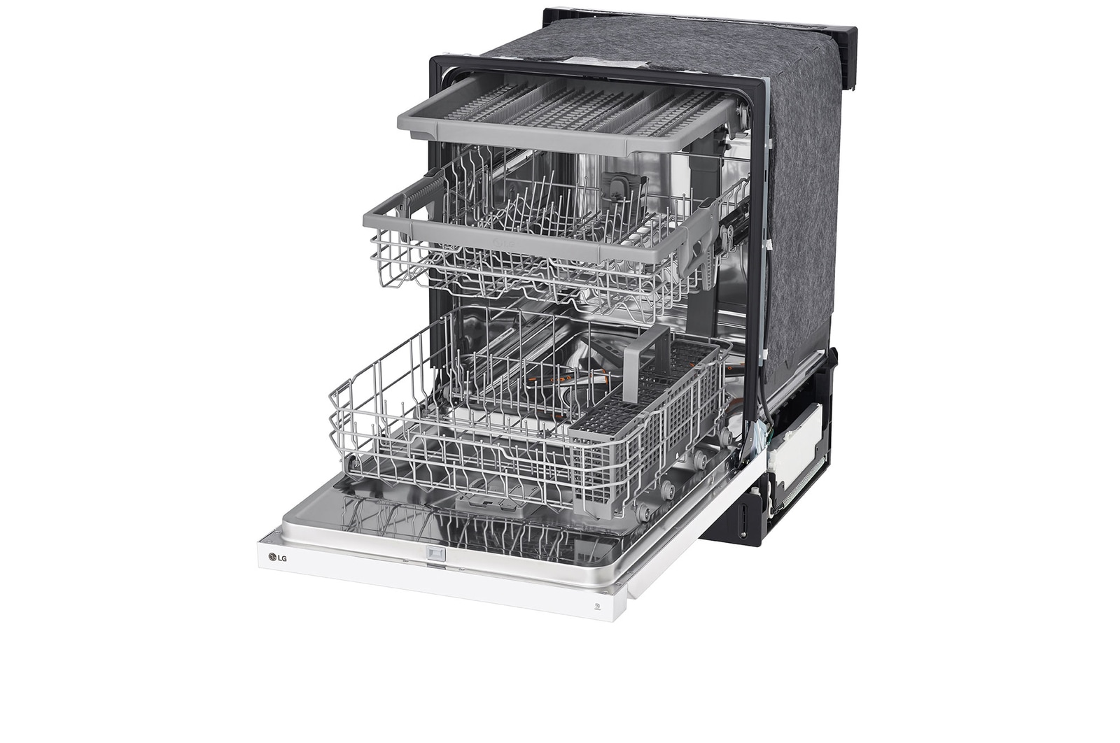 LG Front Control Dishwasher with QuadWash® and EasyRack® Plus, LDFN4542W