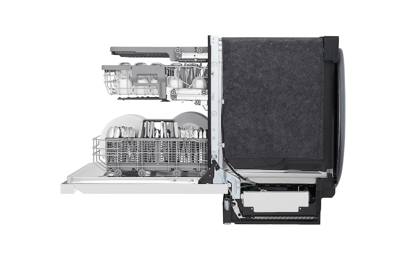 LG Front Control Dishwasher with QuadWash® and EasyRack® Plus, LDFN4542W