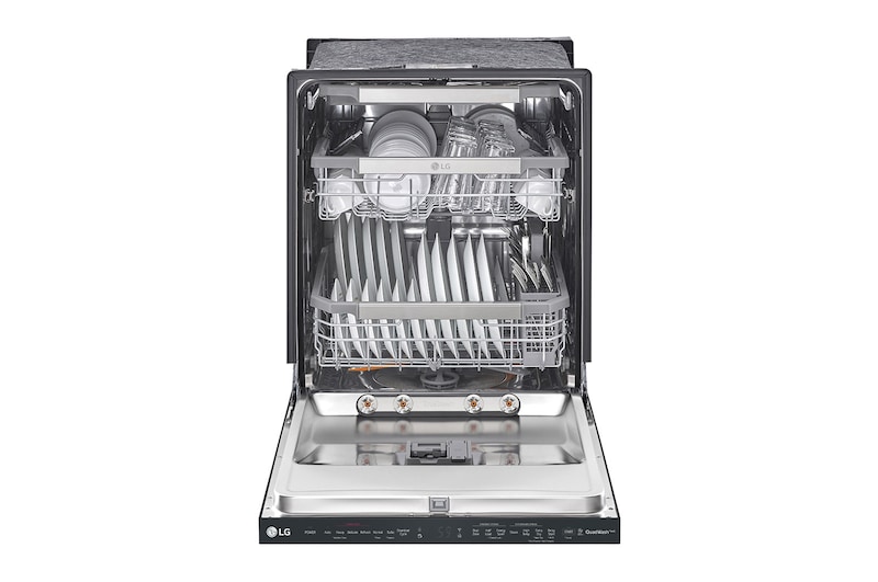 LG Matte Black Top Control Dishwasher with TrueSteam®, QuadWash® and 3rd Rack, LDP6810BM