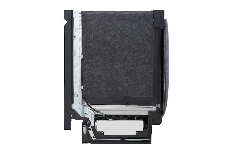 LG Matte Black Top Control Dishwasher with TrueSteam®, QuadWash® and 3rd Rack, LDP6810BM