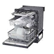 LG Matte Black Top Control Dishwasher with TrueSteam®, QuadWash® and 3rd Rack, LDP6810BM