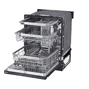 LG Matte Black Top Control Dishwasher with TrueSteam®, QuadWash® and 3rd Rack, LDP6810BM