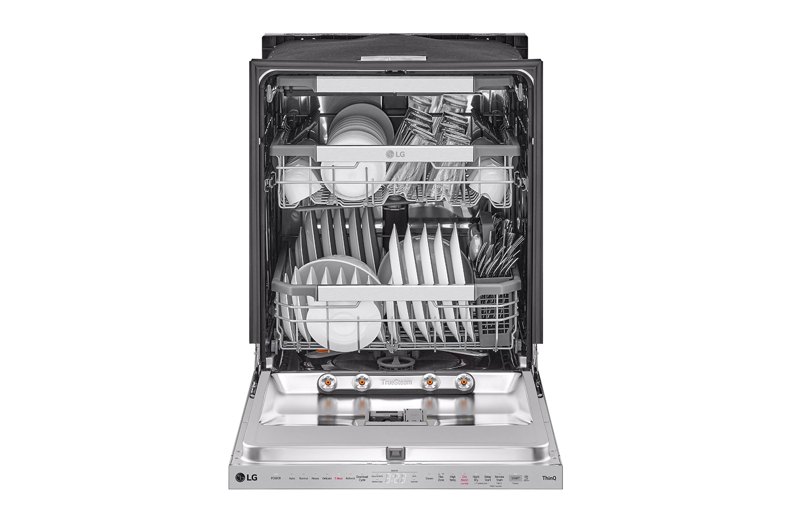 LG Smart Top Control Dishwasher with 1-Hour Wash & Dry, QuadWash Pro™, TrueSteam® and Dynamic Heat Dry™, LDPH7972S