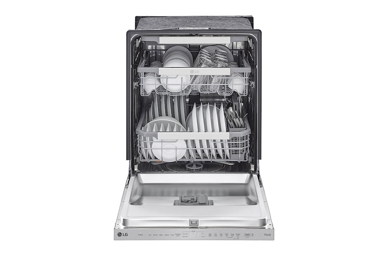 LG 24" QuadWash® & Dynamic Dry™ 44 dB, Top Control, Stainless, LG Dishwasher, LDPM6762S