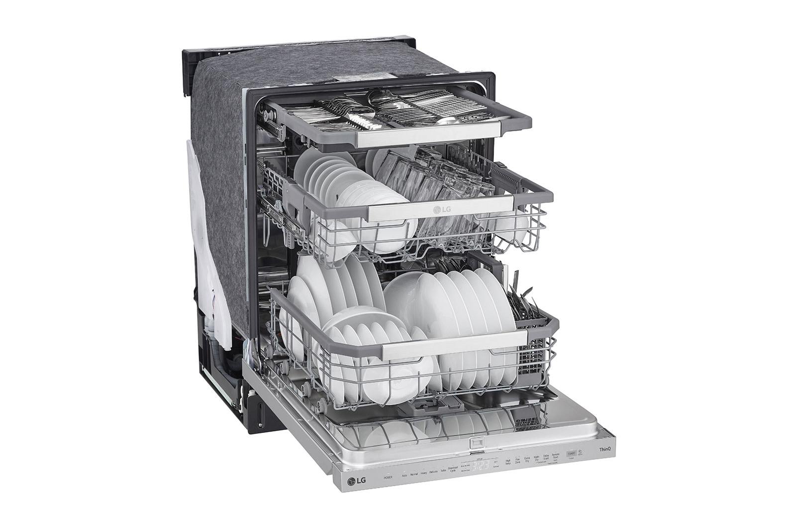 LG Smart Top Control Dishwasher with QuadWash Pro™, and Dynamic Dry™, LDPM6762S