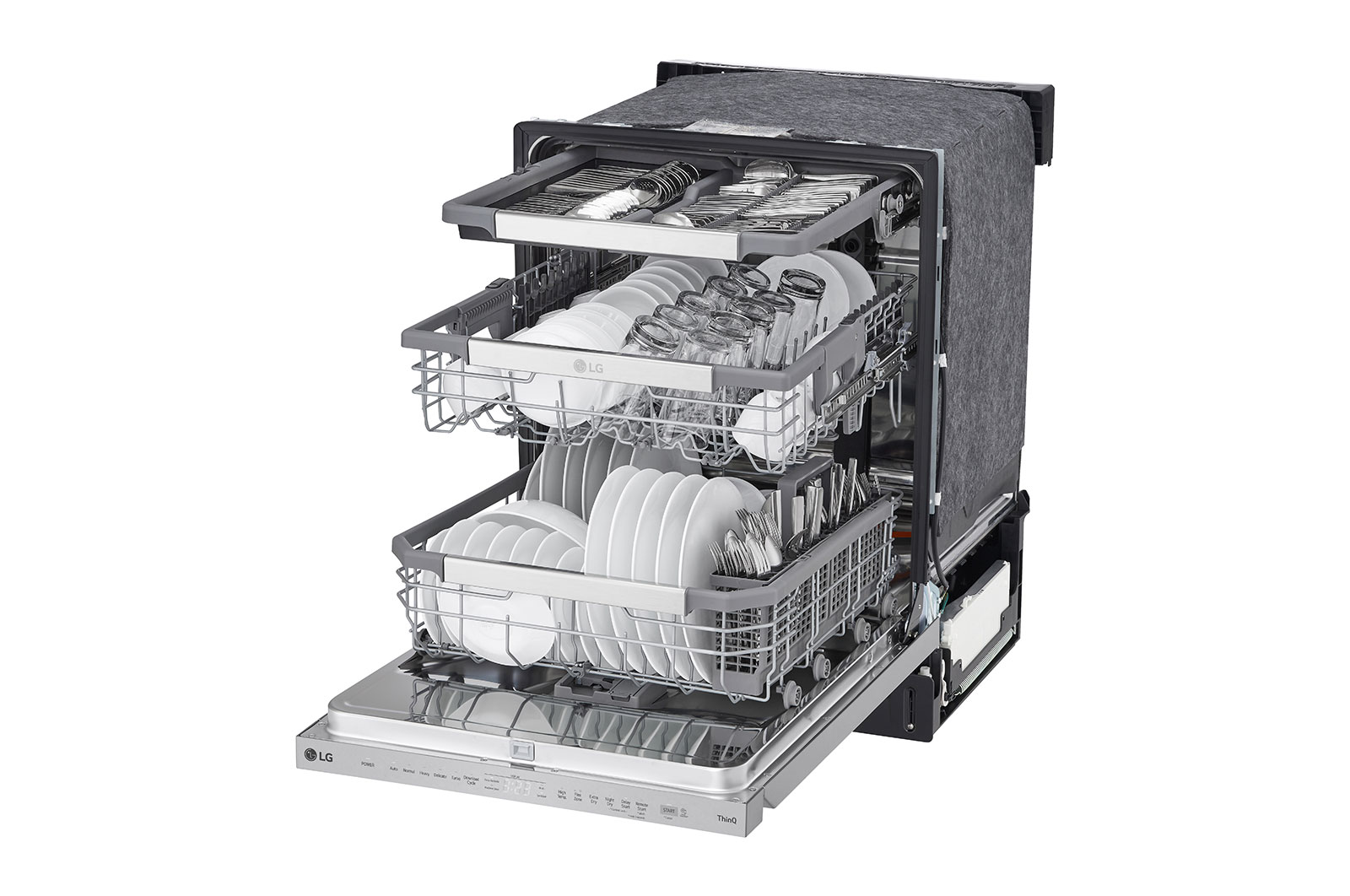 LG Smart Top Control Dishwasher with QuadWash Pro™, and Dynamic Dry™, LDPM6762S