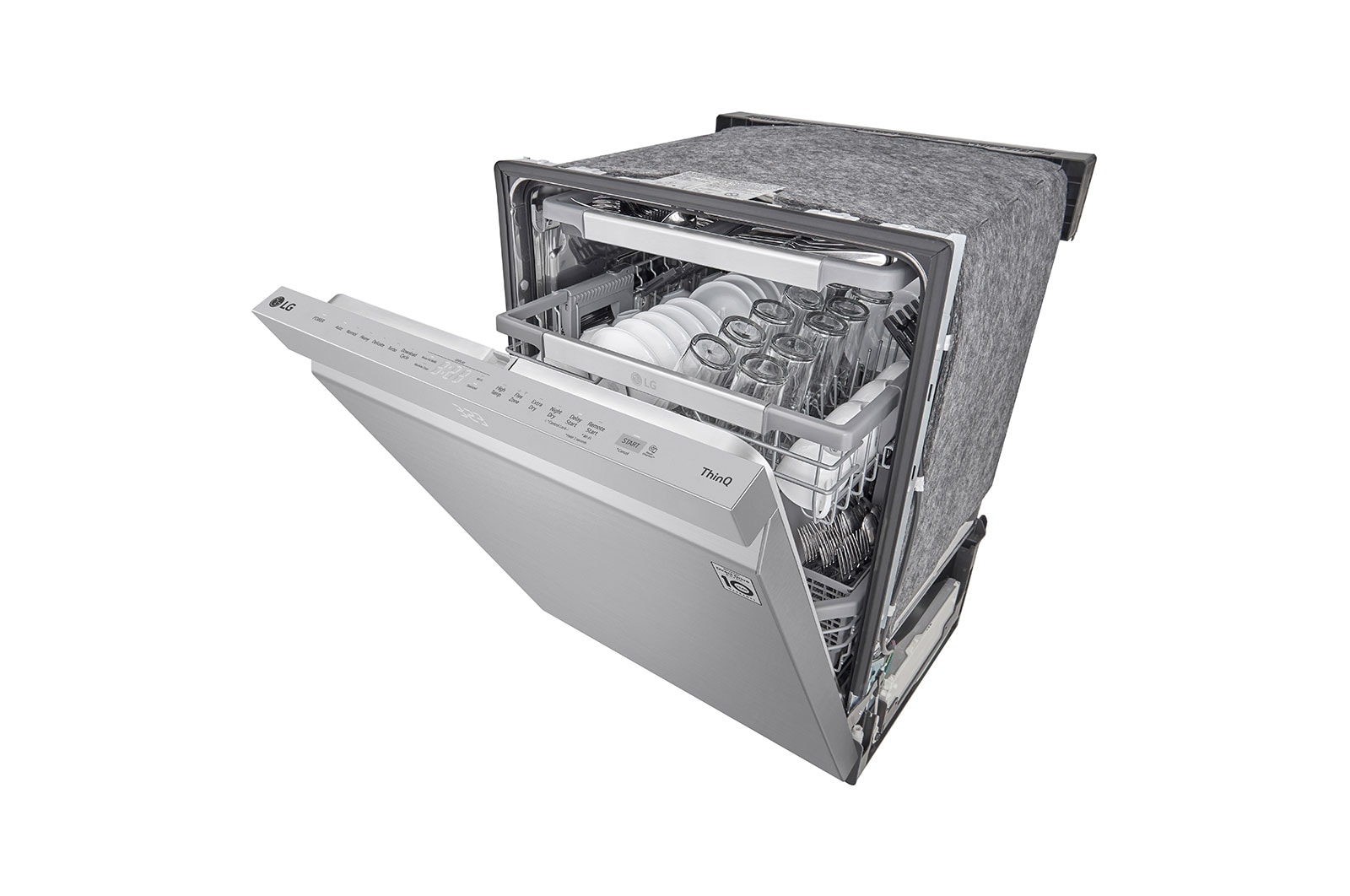 LG Smart Top Control Dishwasher with QuadWash Pro™, and Dynamic Dry™, LDPM6762S