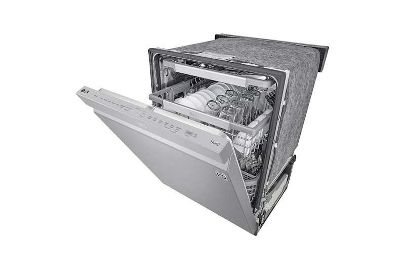 LG 24" QuadWash® & Dynamic Dry™ 44 dB, Top Control, Stainless, LG Dishwasher, LDPM6762S
