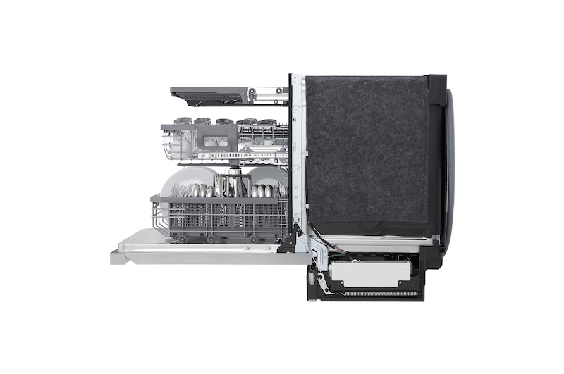 LG 24" QuadWash® & Dynamic Dry™ 44 dB, Top Control, Stainless, LG Dishwasher, LDPM6762S