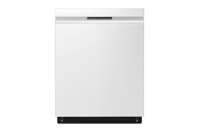 Front view of 24" QuadWash® & Dynamic Dry™ 48 dB, Top Control, White, LG Dishwasher - LDPN4542W | LG Canada