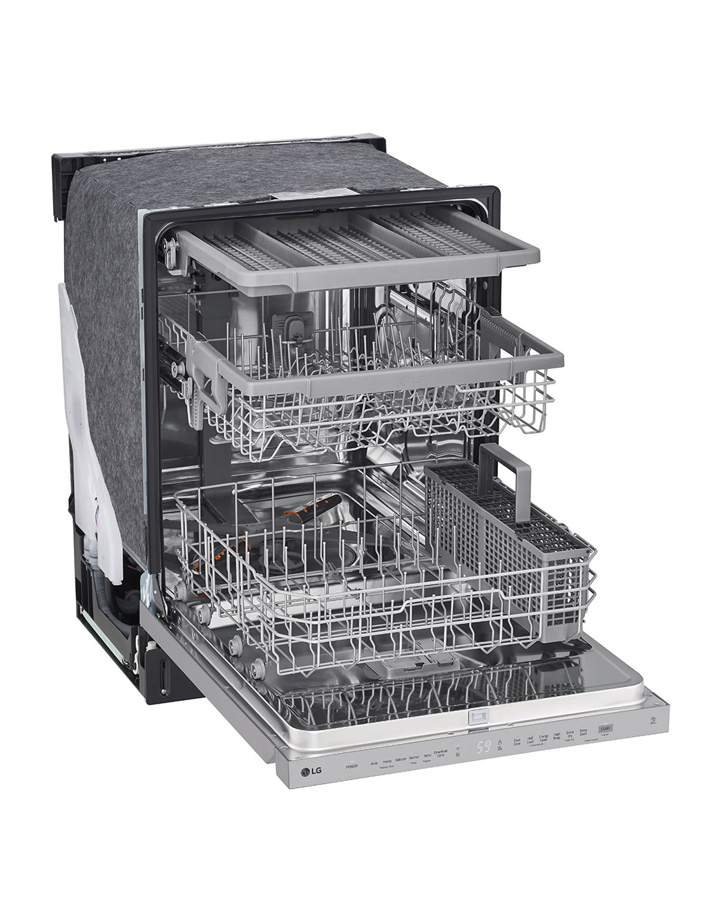 Top Control Dishwasher with QuadWash and 3rd rack - LDPN454HT | LG CA