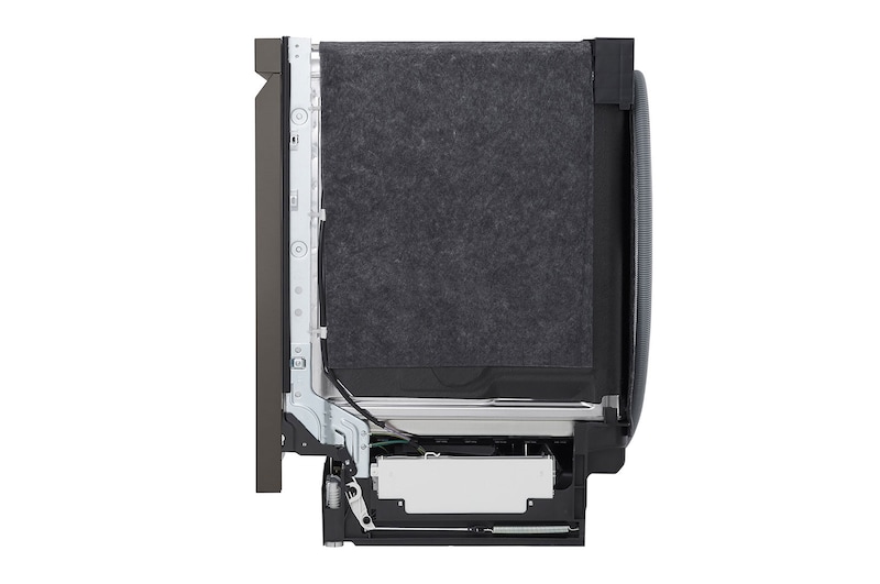 LG 24" TrueSteam®, QuadWash® Pro & Dynamic Dry™ 44 dB, Top Control, Black Stainless, LG Dishwasher, LDPS6762D