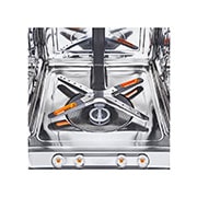 LG 24" TrueSteam®, QuadWash® Pro & Dynamic Dry™ 44 dB, Top Control, Black Stainless, LG Dishwasher, LDPS6762D