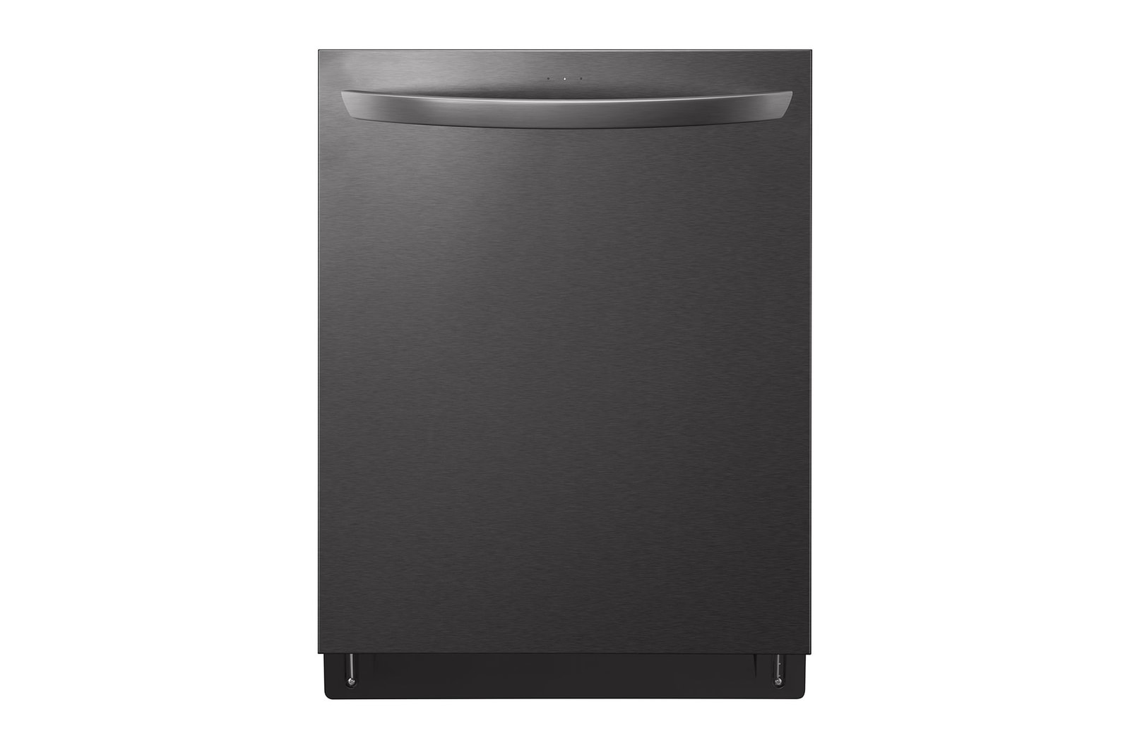 Front view of 24" TrueSteam®, QuadWash® & Dynamic Dry™ 46 dB, Top Control, Black Stainless, LG Dishwasher - LDTS5552D | LG Canada