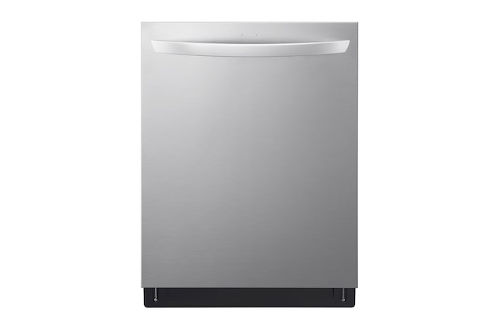 Front view of 24" TrueSteam®, QuadWash® & Dynamic Dry™ 46 dB, Top Control, Stainless, LG Dishwasher - LDTS5552S | LG Canada