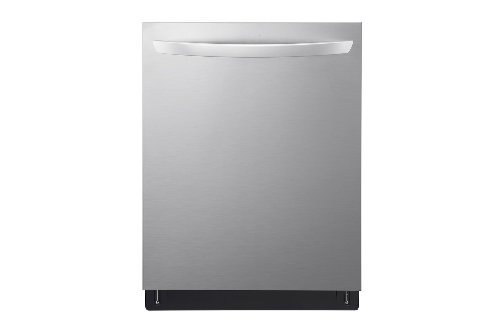 Front view of 24" TrueSteam®, QuadWash® & Dynamic Dry™ 46 dB, Top Control, Stainless, LG Dishwasher - LDTS5552S | LG Canada