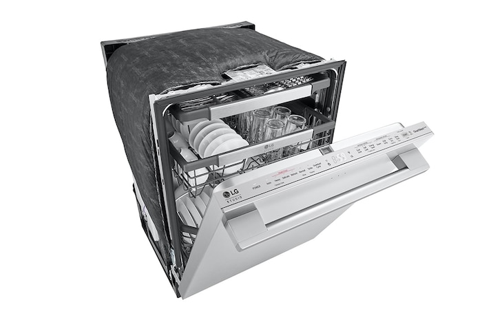 LG STUDIO Top Control Smart Dishwasher with 1-Hour Wash & Dry, QuadWash Pro™, SDWB24S3