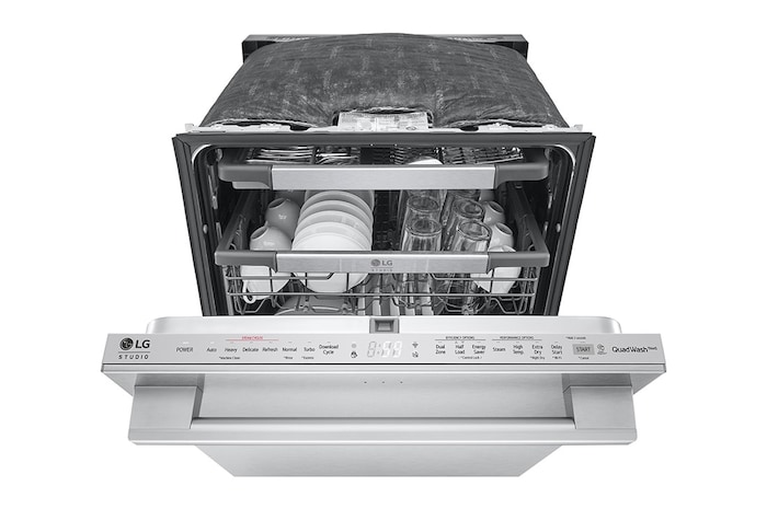 LG STUDIO Top Control Smart Dishwasher with 1-Hour Wash & Dry, QuadWash Pro™, SDWB24S3