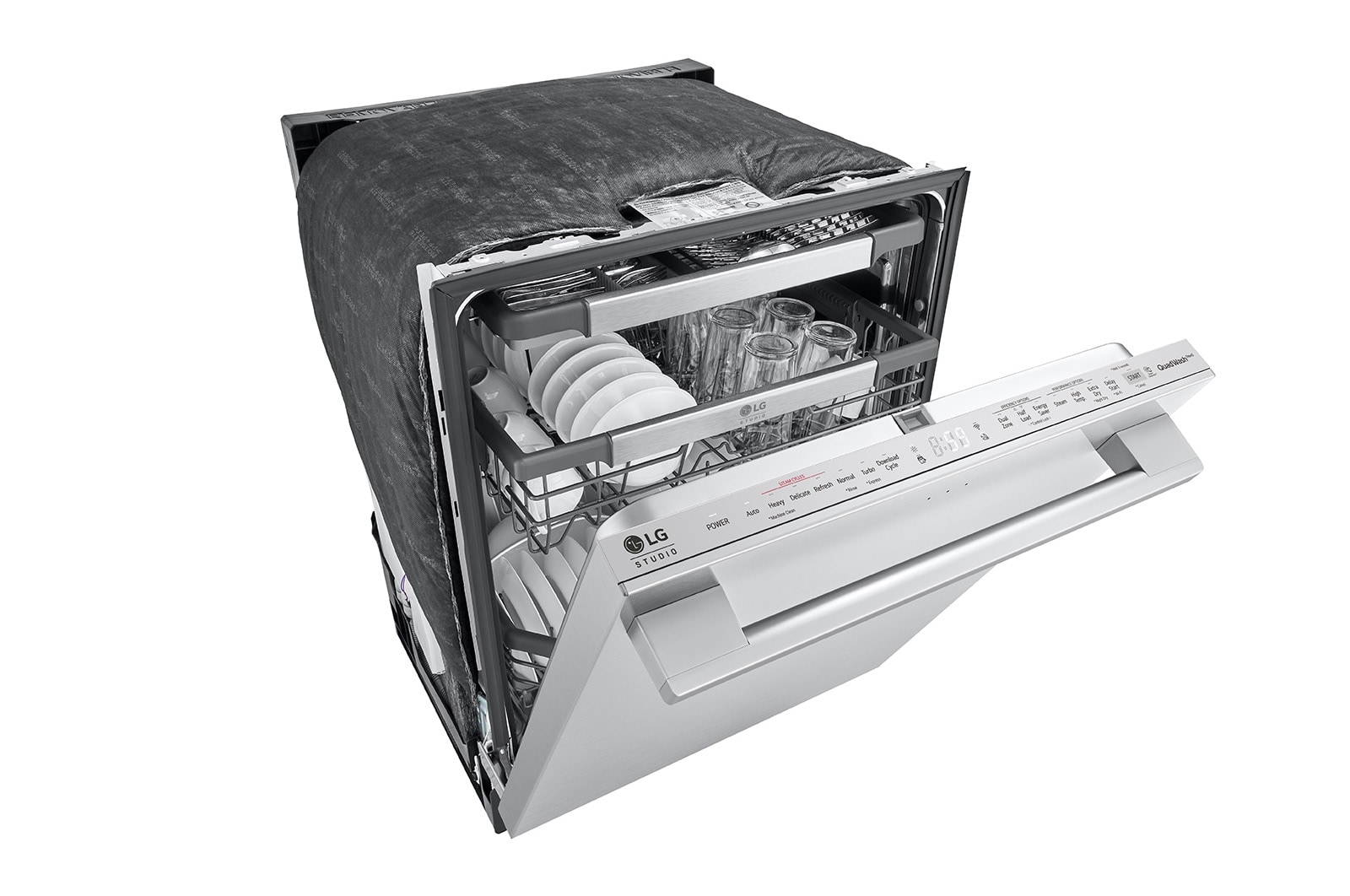 LG STUDIO Top Control Smart Dishwasher with 1-Hour Wash & Dry, QuadWash Pro™, SDWB24S3
