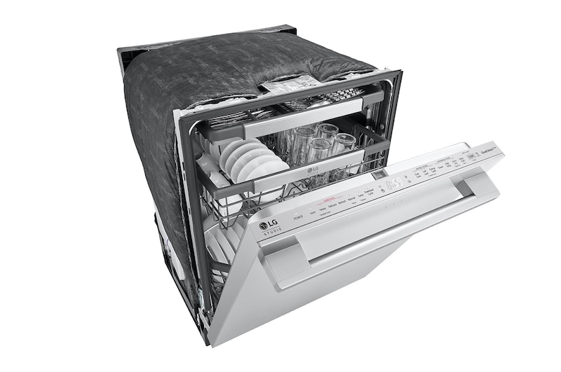 LG STUDIO Top Control Smart Dishwasher with 1-Hour Wash & Dry, QuadWash Pro™, SDWB24S3