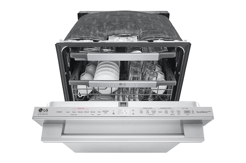 LG STUDIO Top Control Smart Dishwasher with 1-Hour Wash & Dry, QuadWash Pro™, SDWB24S3